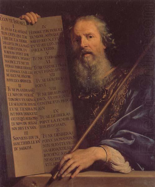 Moses with th Ten Commandments, Philippe de Champaigne